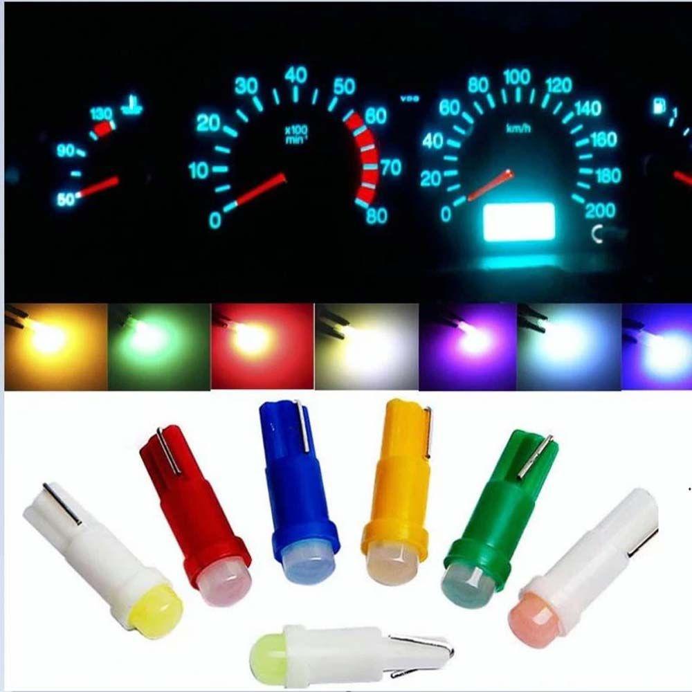 Bóng Đèn LED Siêu Sáng T5 W1.2W W3W 4014 1SMD DC 12V Chuyên Dụng Cho Xe Hơi