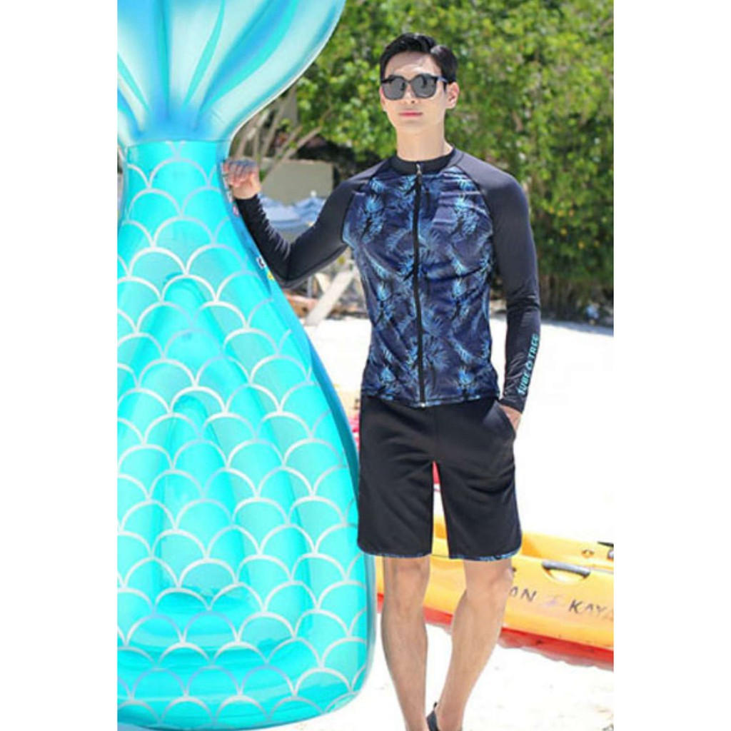 Đồ bơi nam tay dài dây kéo