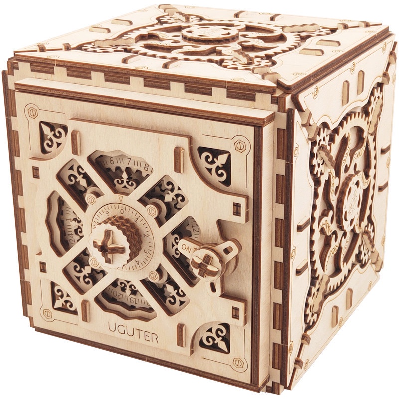Mô hình cơ động học Hộp kho báu kèm Cót nhạc Box Treasure Uguter U501