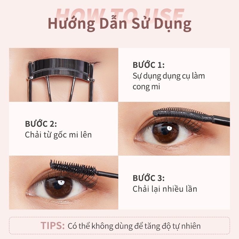 Mascara Judydoll chống thấm nước lâu trôi tự nhiên 5g