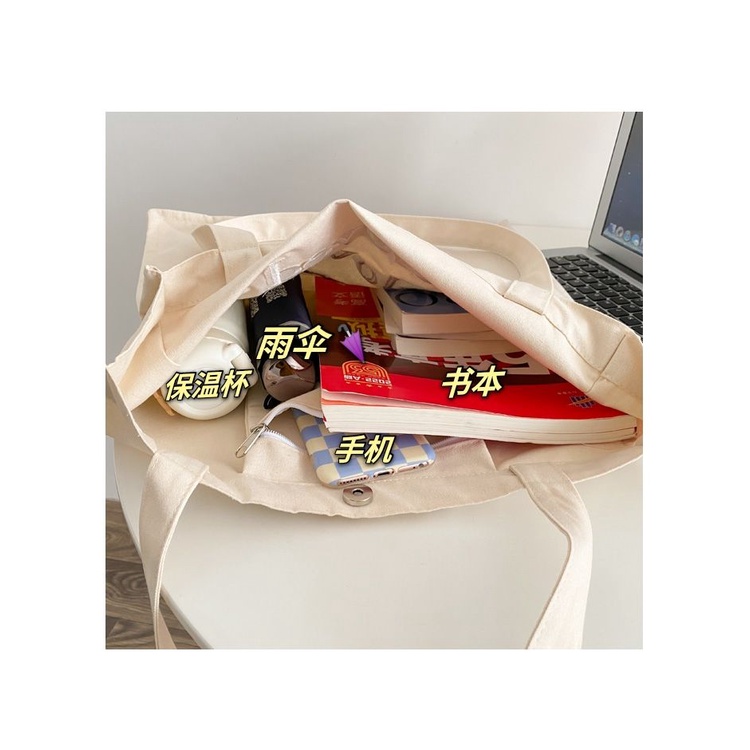 Túi Xách Canvas Cỡ Lớn Thêu Họa Tiết Thời Trang Cho Nữ