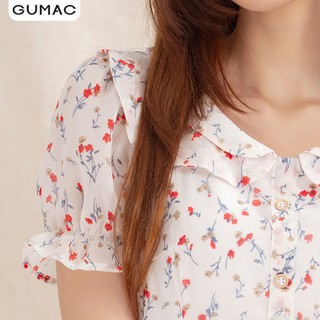 Đầm hoa cổ 2 tầng DA10103 GUMAC