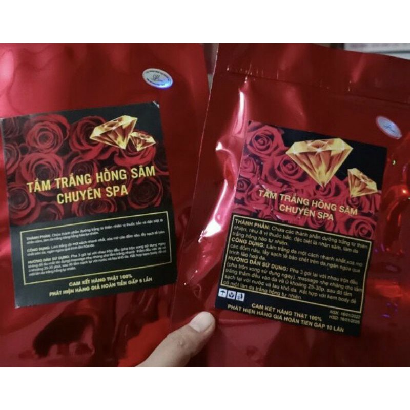 Tắm hồng sâm ủ trắng