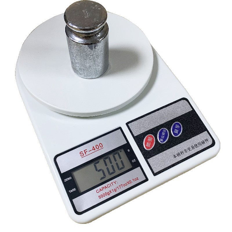 Cân Điện Tử Nhà Bếp mini 10kg/1gr FS-400 Màn hình sử dụng đèn LCD HD sáng tặng kèm pin