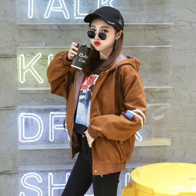 áo khoác kaki nữ 2 lớp cao cấp