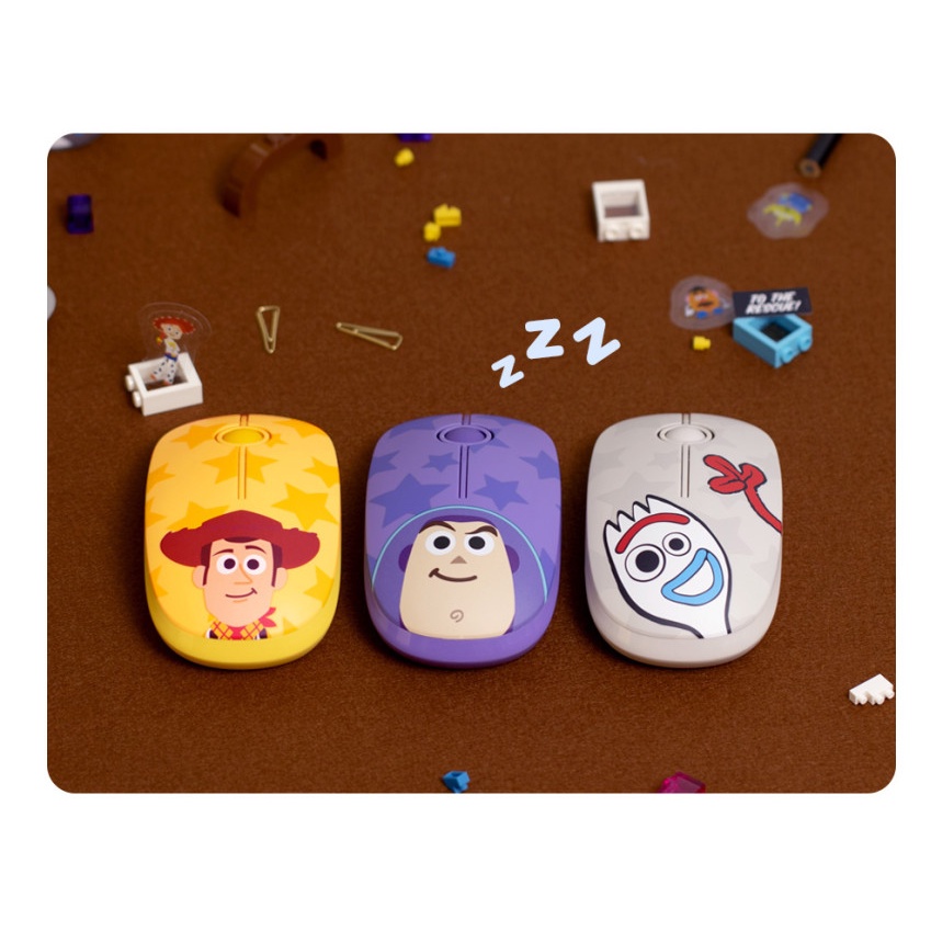 Chuột Đồ Chơi Không Dây Yên Tĩnh (Woody, Buzz ,Poky)