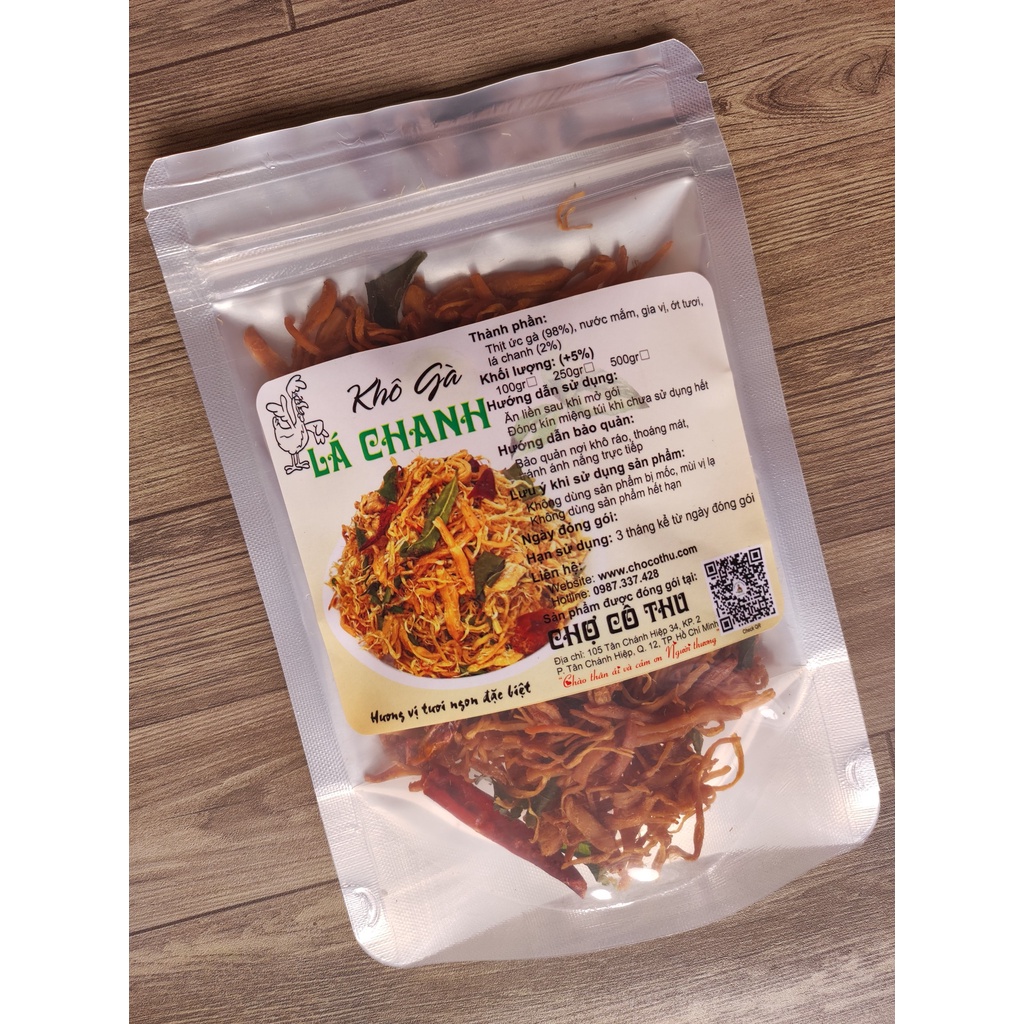 [Khô gà lá chanh thượng hạng - Thịt gà dai ngon, lá chanh thơm phức thật tuyệt vời] | Chợ Cô Thu | BigBuy360 - bigbuy360.vn