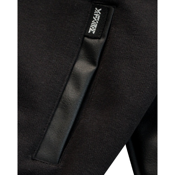 Áo Khoác Da Bomber Cao Cấp Màu Đen Nam Nữ Form Rộng 2 Lớp Thêu Local Brand Xfire