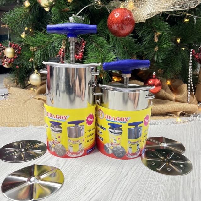 Khuôn Inox Làm Giò Thủ Hiệu Dragon - Khuôn Làm Giò Thủ Chả Lụa Inox Cao Cấp Hàng Loại 1 An Toàn Cho Sức Khỏe