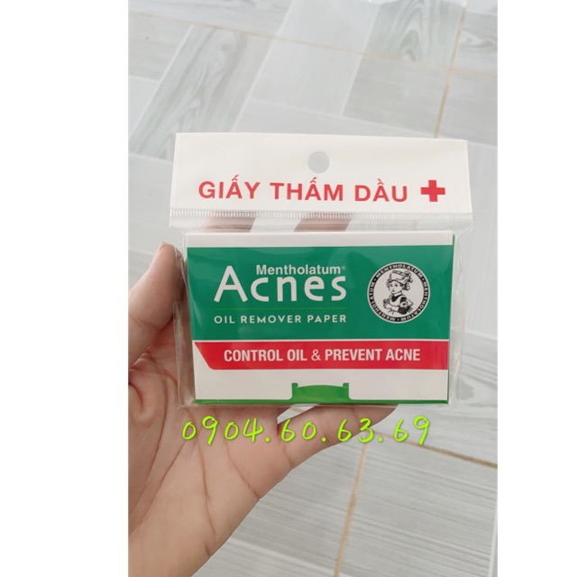 Giấy Thấm Dầu Acnes 100 tờ