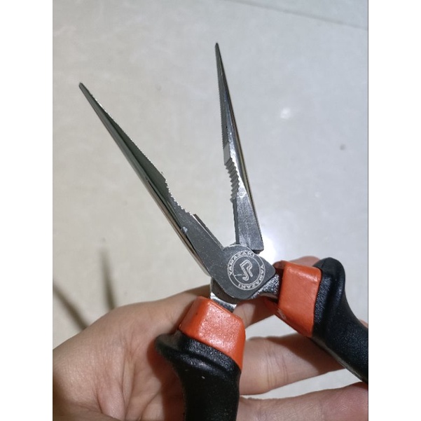 Kìm 8in Cắt Điện Nhọn Chính Hãng Hiệu YAMAZAKI Hàng Cao Cấp Loại 1