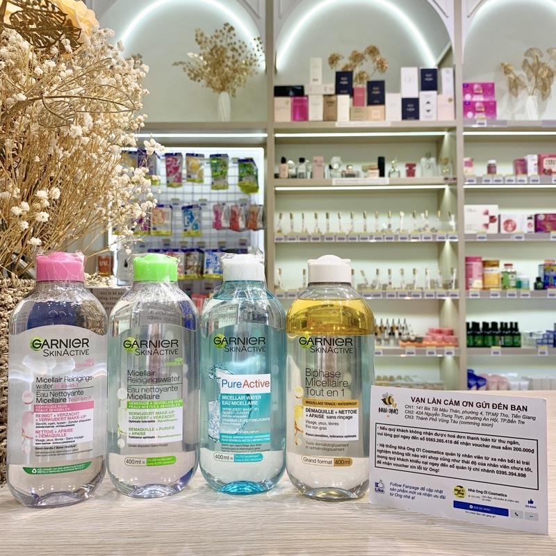 Nước tẩy trang Garnier Micellar
