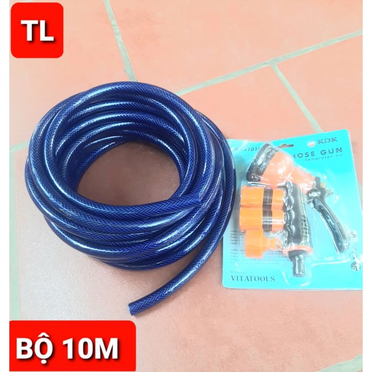 Vòi xịt rửa xe tăng áp lực 5 - 30m vòi tưới cây gia đình 7 chế độ phun ,lắp cho vòi nước nhà tiện dụng