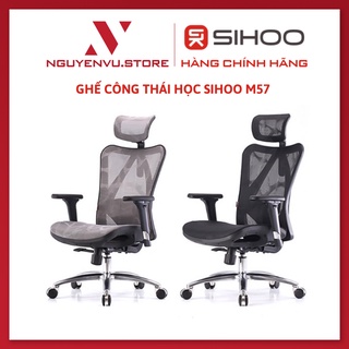 Ghế công thái học sihoo m57 - sihoo m57b có kê chân - hàng chính hãng