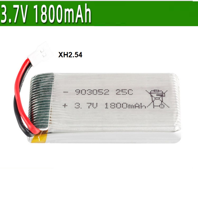 Pin máy bay 3.7v 1800mAh flycam , mô hình máy bay điều khiển từ xa dung lượng cao