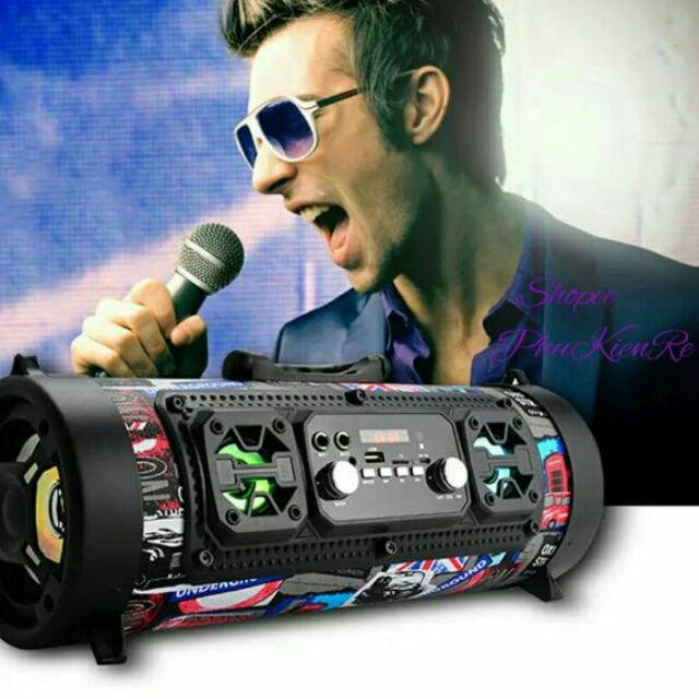 Loa Bluetooth Karaoke M17 ( Tặng Míc ) Cực Hay
