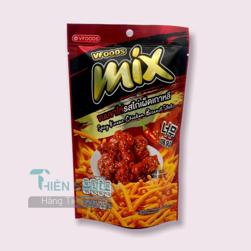Snack tăm mix vị ớt cay Thái Lan