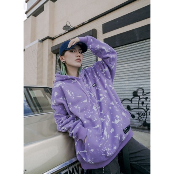 Áo hoodie loang vảy màu siêu đẹp nè cotton mềm mịn unisex ulzzang - ẢNH THẬT