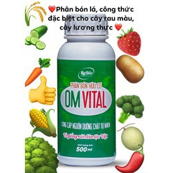 ⚡CHÍNH HÃNG⚡ DINH DƯỠNG đặc biệt cho cây trồng OM- VITAL 500ml