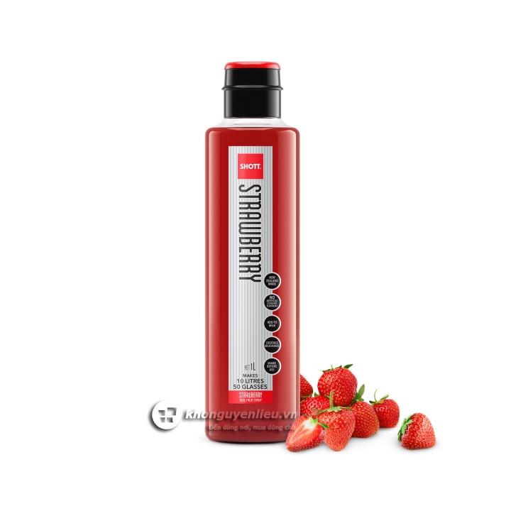 Shott Dâu Syrup 1000ml