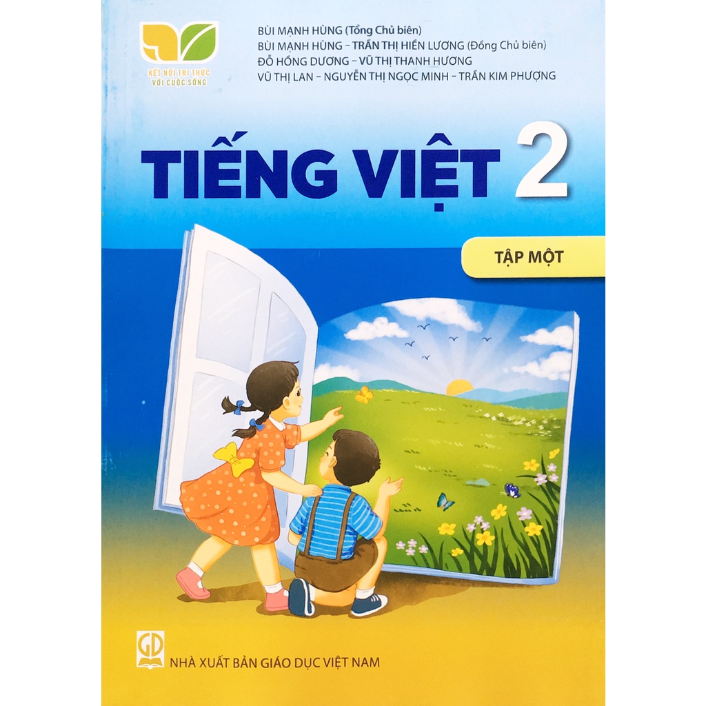 Sách Tiếng việt lớp 2 Tập 1 (KN) và 2 Tập giấy kiểm tra Cấp 1