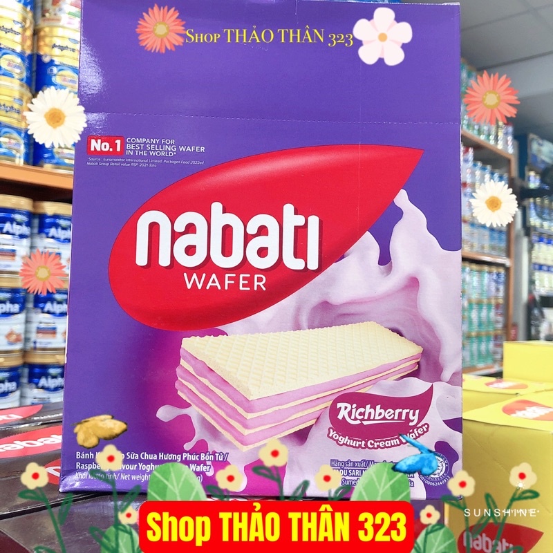 Bánh Xốp Nabati Sữa Chua Hương Phúc Bồn Tử 320g