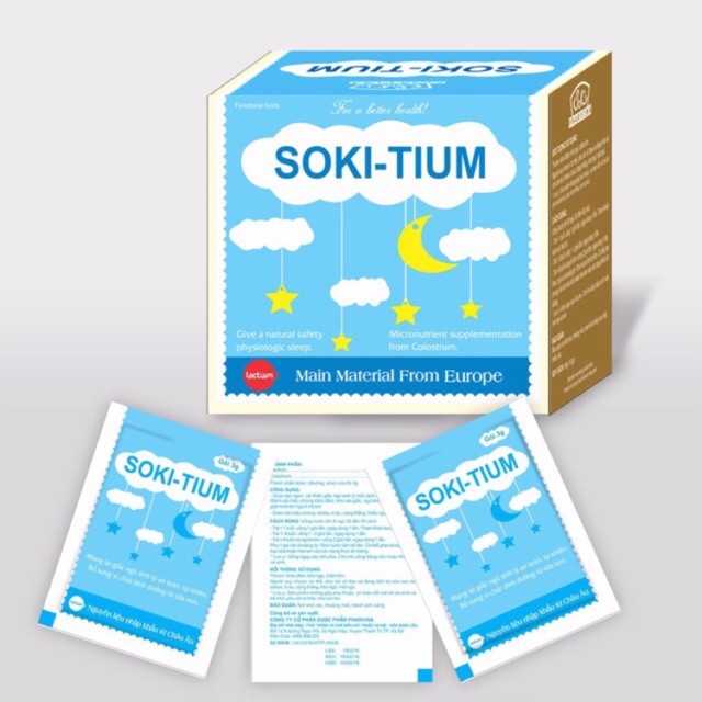 SOKI-TIUM cho bé ngon giấc, mẹ yên tâm (Gói lẻ)