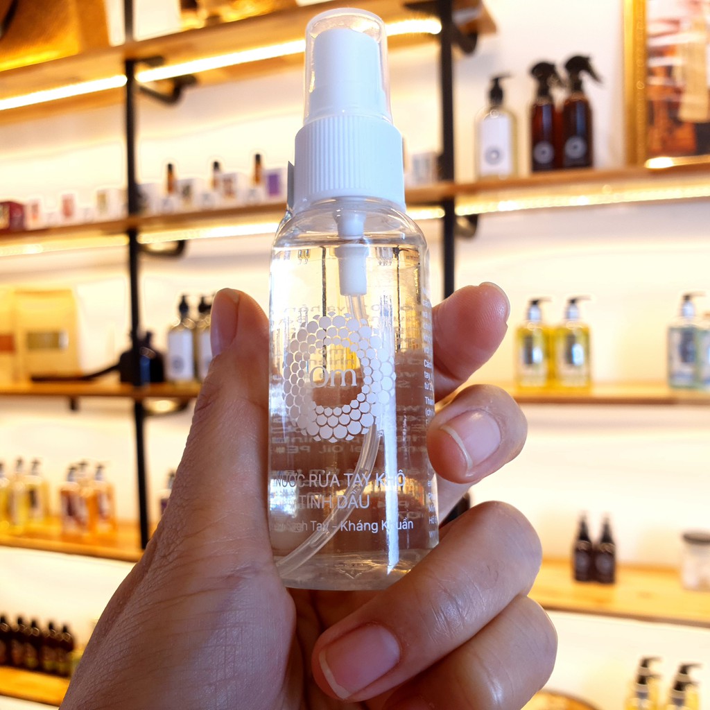 Nước rửa tay khô thiên nhiên, nước rửa tay khô tinh dầu kháng khuẩn - 50 mL (Phun Sương) | BigBuy360 - bigbuy360.vn