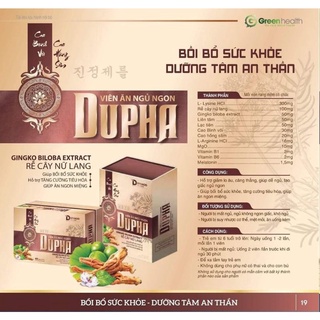 DUPHA - ĂN NGON, NGỦ NGON