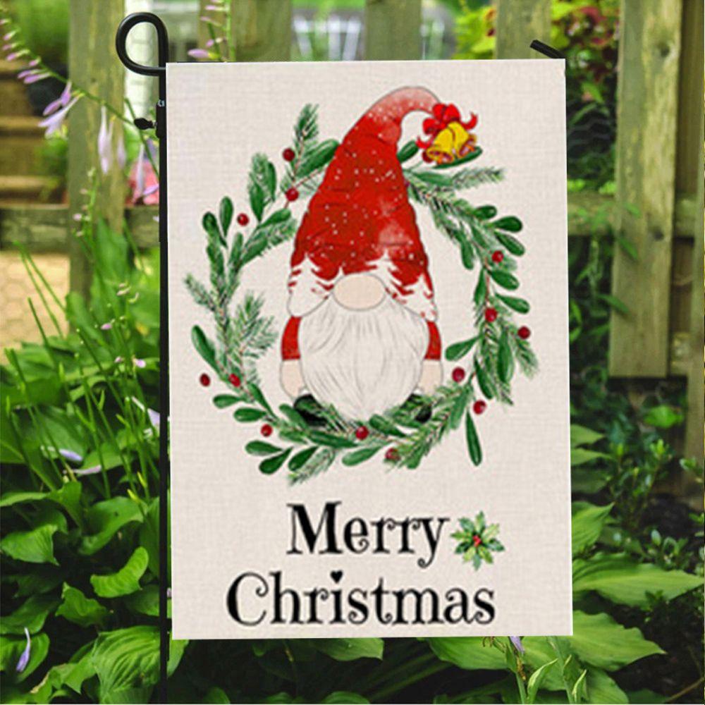 CONOPERY Cờ Hai Mặt Chống Thấm Nước Không Phai Màu Trang Trí Giáng Sinh