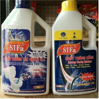 Chất thông cầu thông cống siêu mạnh siêu tốc Sifa 1.4kg