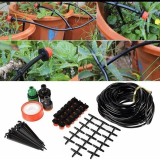 Bộ tưới nhỏ giọt tiết kiệm gồm 20 đầu tưới chỉnh được lưu lượng và đủ phụ kiện