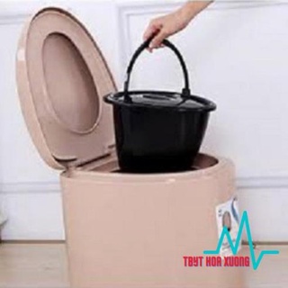 Bô vệ sinh cho người già, toilet di động nhựa cao cấp - ảnh sản phẩm 8