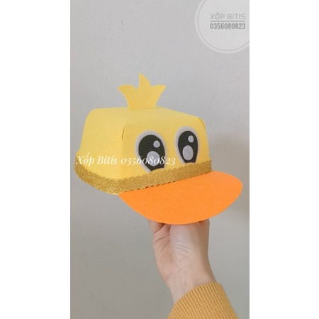 Mũ nỉ đồ dùng mầm non - góc bản thân, góc bán hàng