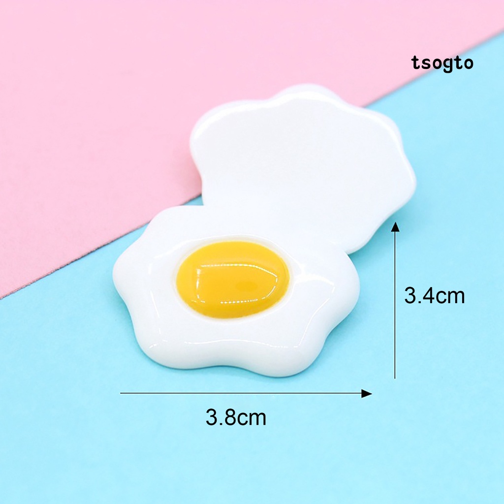 Set 5 Mô Hình Trứng Chiên Mini Bằng Nhựa Resin Cho Bé