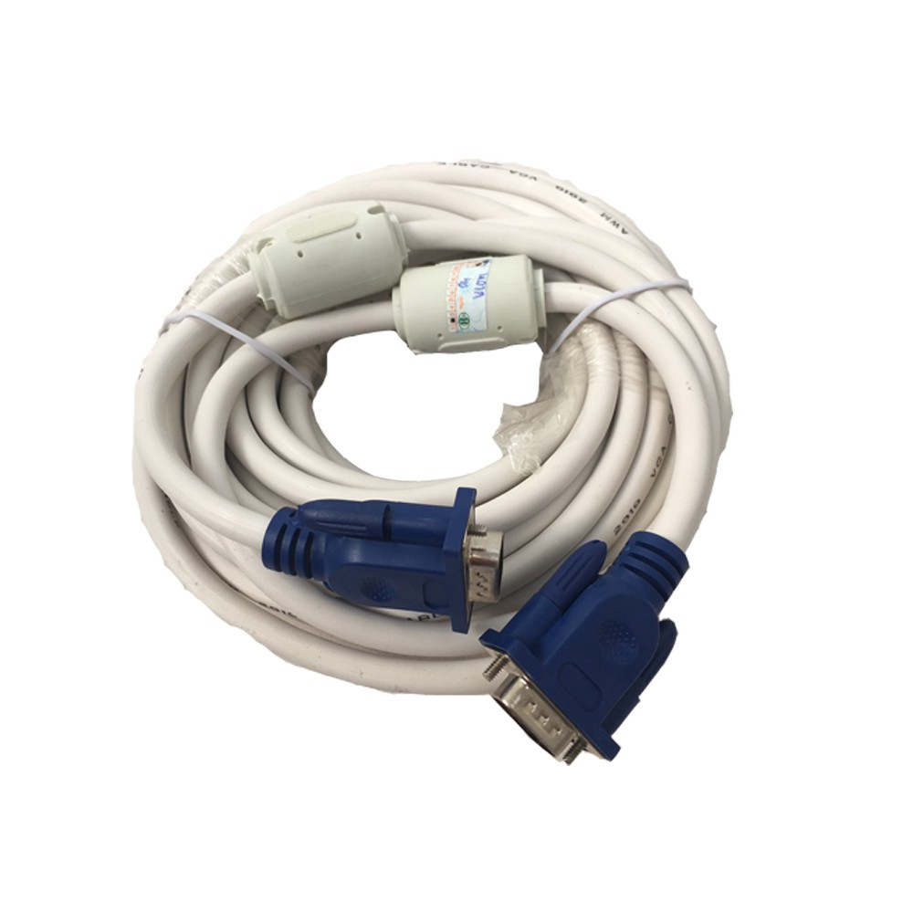 Cáp VGA 10m KingMaster VMS10 (3+5) FullHD sắc nét - Hàng chính hãng