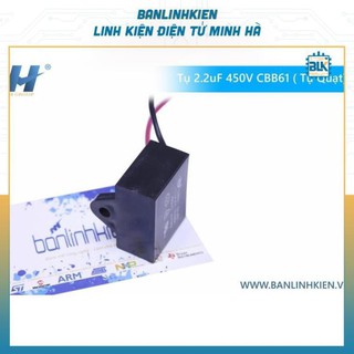 Tụ 2.2uf, 2.5uf, 2uf 450v cbb61
