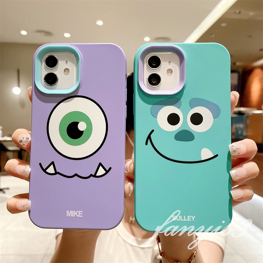 Ốp Điện Thoại Silicone Dẻo In Hình Quái Vật Nhỏ 3 Trong 1 Cho For iPhone 13 12 11 Pro Max X XR Xs Max 7 8 Plus SE 2020