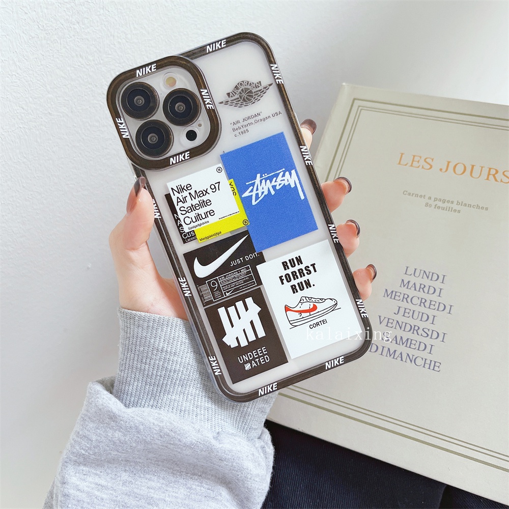 Lens Protective N.i.k.e Design Ốp Cho iPhone 13 Pro Max 12Pro 11 X XR Xs Max 7 8Plus