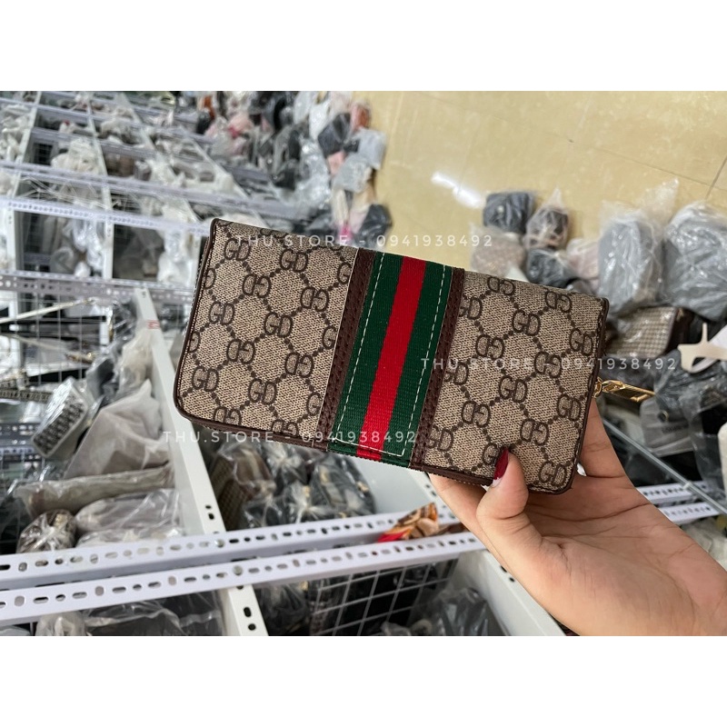 Ví Nữ Ngắn Dài Cầm Tay, Bóp Nữ GC Nhiều Ngăn Hàng Fullbox