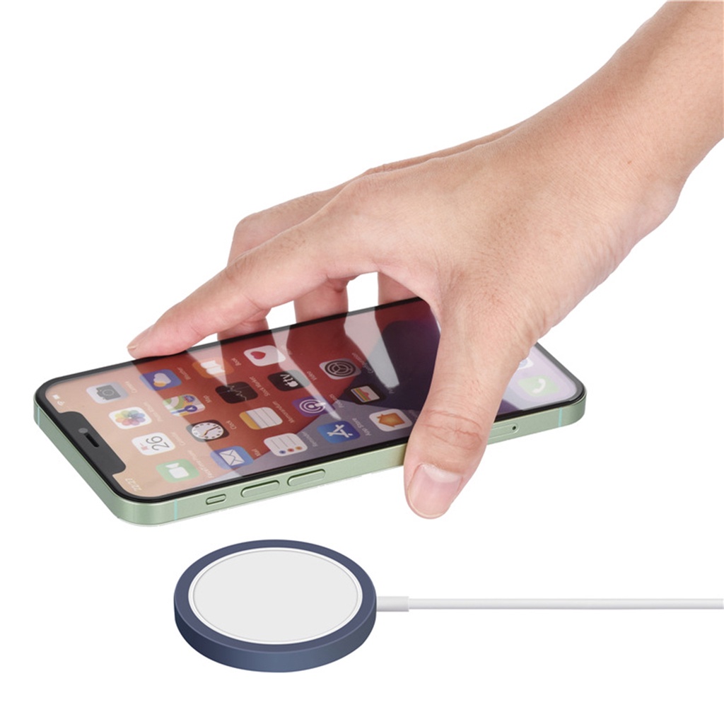 Vỏ Silicone Bảo Vệ Hộp Sạc Không Dây Cho MagSafe