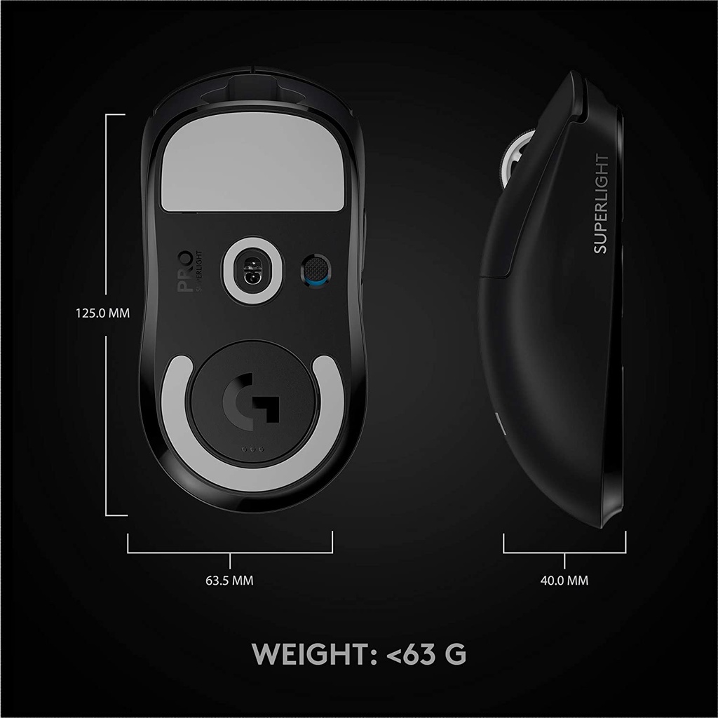 Chuột Không Dây Chơi Game Siêu Nhẹ logitech g pro x 25600dpi