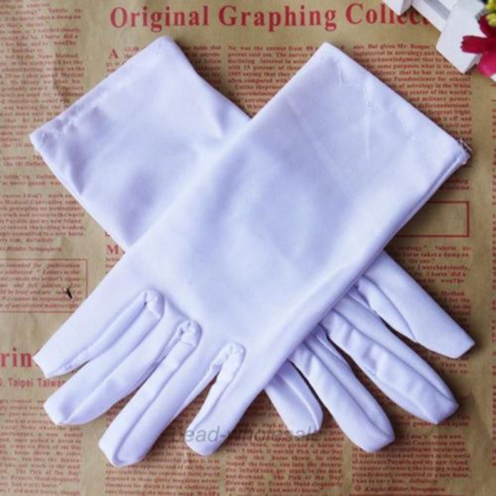 Găng tay vải satin bóng thời trang cho nữ tùy chọn màu sắc