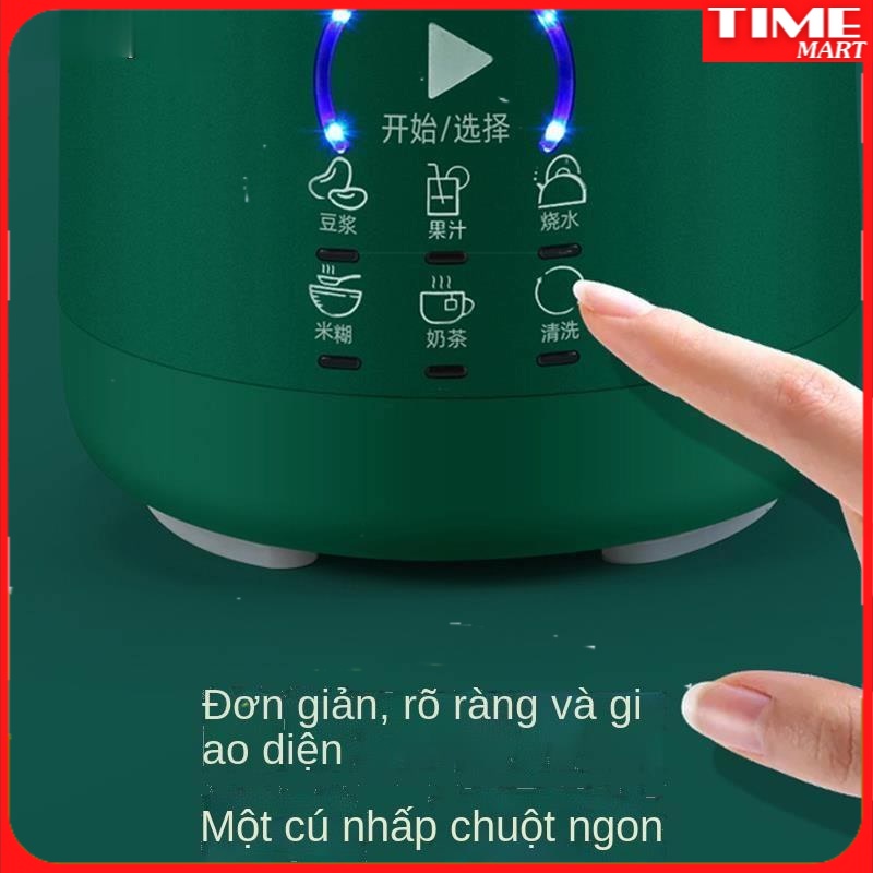 [Mẫu mới 2022] Máy làm sữa đậu nành mini,loại nhỏ hoàn toàn tự động Gia đình, thông minh nấu ăn đa chức năng[ TIME_MART]