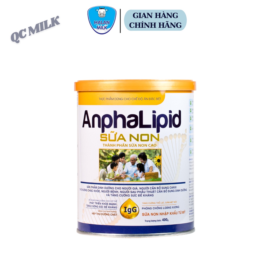 [Mua 3 tặng 1] COMBO 3 hộp sữa Anphalipid sữa non 900g/hộp -Bổ sung dinh dưỡng,Tăng cường thể lực,Giảm mệt mỏi,Halanmilk