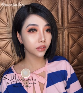 <VASSEN LENS> Sapphire Brown / Gray (Có độ và 0 độ)