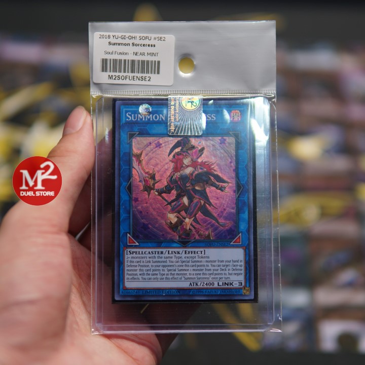 Thẻ bài yugioh Triệu hồi nữ phù thủy - Summon Sorceress - Bài thật chính hãng -Bảo quản M2SCCQ-LITE