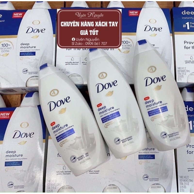 SỮA TẮM DOVE NUTRIUM MOISTURE  709ml CỦA MỸ