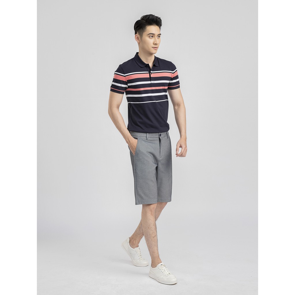 Quần short nam ARISTINO mềm nhẹ, phom Regular fit thoải mái, chất liệu thấm hút tốt, thoáng khí - ASO033S1