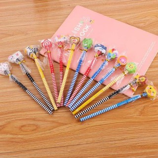 Bút chì kèm gôm cute H37